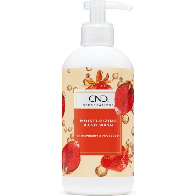 CND Scentsation Moisturizing Hand Wash - Strawberry & Prosecco 390ml (210-25-005)