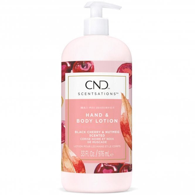 CND Scentsations Hand & Body Lotion - Black Cherry & Nutmeg 976ml 