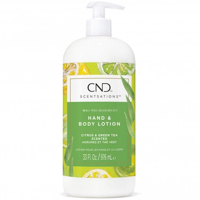 CND Scentsations Hand & Body Lotion - Citrus & Green Tea 976ml (210-12-246)