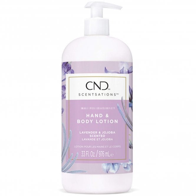 CND Scentsations Hand & Body Lotion - Lavender & Jojoba 976ml (210-19-246)