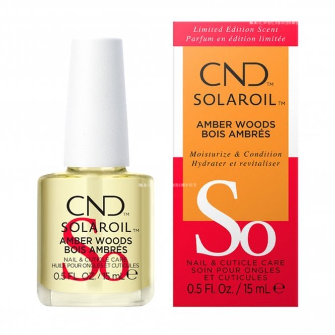 CND SolarOil - Nail & Cuticle Care - Amber Woods 15ml