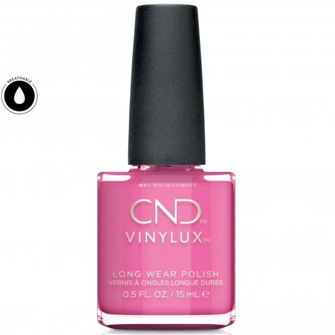 CND Vinylux Long Wear Nail Polish - Hot Pop Pink 15ml (121)