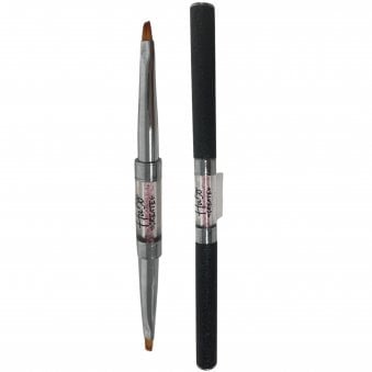 Create Combo Nail Art Brush - Large Angled One Stroke & Small One Stroke (NA2001)