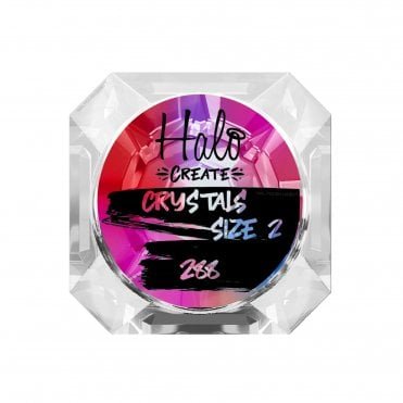 Create Nail Art Crystals - Red AB - Size 2 (288 Small Pieces) (NA513)