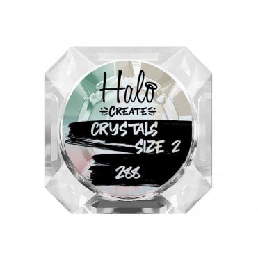 Create Nail Art Crystals - Sky - Size 2 (288 Small Pieces) (NA519)