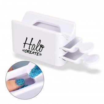 Create Nail Art Glitter Catcher - White (NA525)