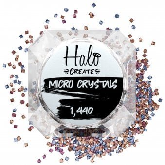 Create Nail Art Micro Crystals - Bronze Mix (1440 Small Pieces) (NA701)