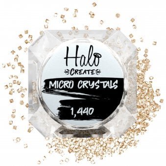 Create Nail Art Micro Crystals - Champagne (1440 Small Pieces) (NA705)
