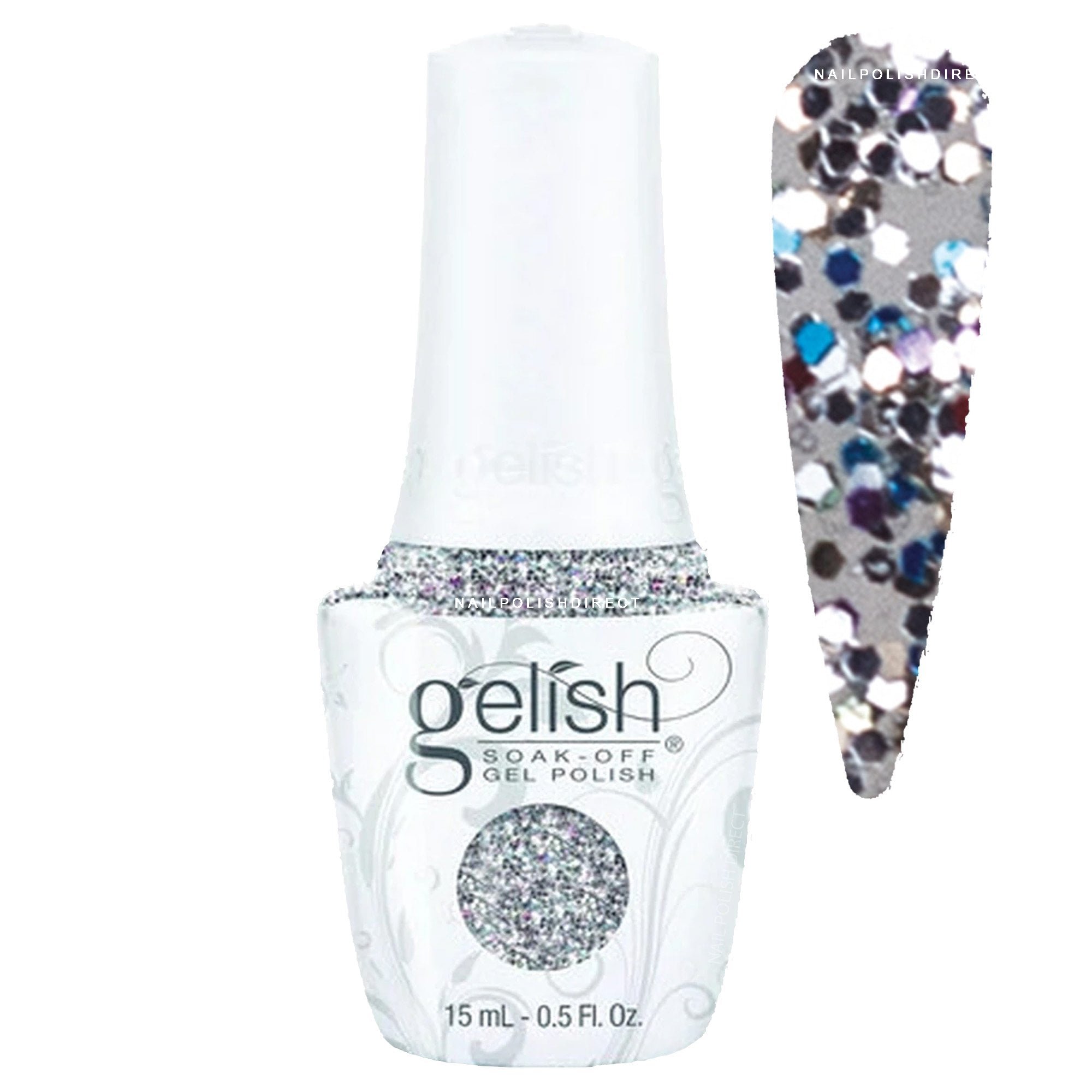 Gelish Mini Gellack ‚Girls‘ Night Out‘ – Silber, 9 Ml, Bis Zu 21 Tage Haltbar