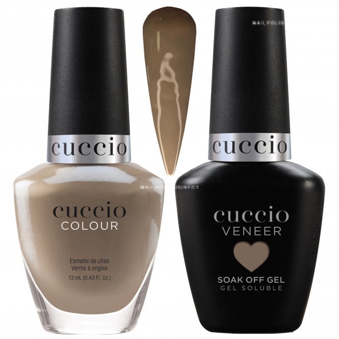 Cuccio Kittens & Canines 2021 Spring Nail & Gel Polish - Veneer UV/LED Polish Match Maker Sets - Pug Get About It (2 x 13ml) (CCMM1310)