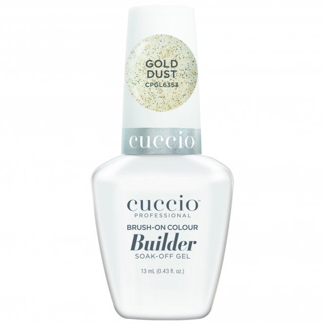 Cuccio Brush On Colour Builder Gel - Gold Dust 13ml (CPGL6353)