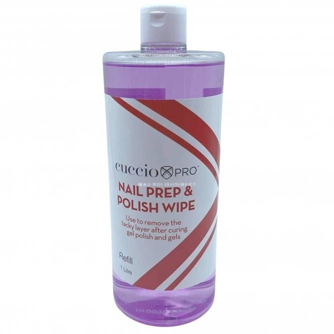 Cuccio Nail Prep & Gel Polish Wipe For Gel Manicures 1 litre (CP18161)