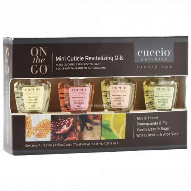 Cuccio Naturale Cuticle Oil Mini Set (4 x 3.7ml)(CNSC8451)