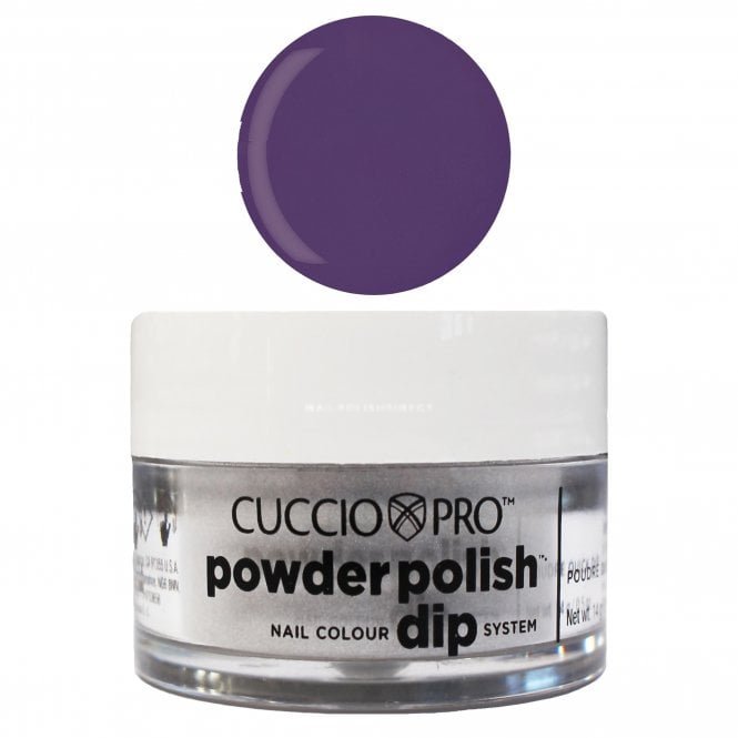 Cuccio Pro Powder Polish - Nail Colour Dip System - Bright Grape Purple 14g Or 45g (5518-5)