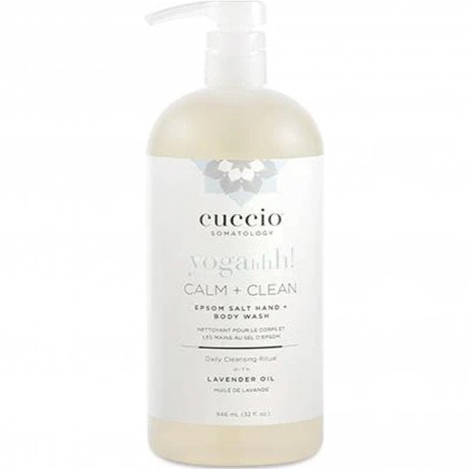 Cuccio Yogahhh! - Calm + Clean - Epsom Salt Hand And Body Wash With Lavender Oil (14029) 946ml