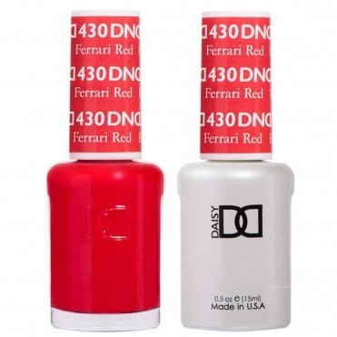 Daisy Duo Gel & Nail Polish Set - Ferrari Red 430 - 2 x 15ml