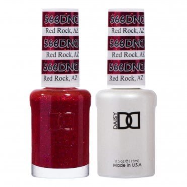 Daisy Duo Gel & Nail Polish Set - Red Rock AZ 566 - 2x15ml
