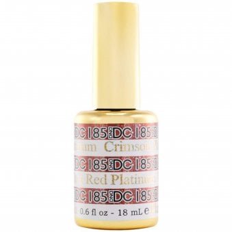 DC Platinum Gel Polish - Crimson Red 185 - 18ml (DC-PG-185)