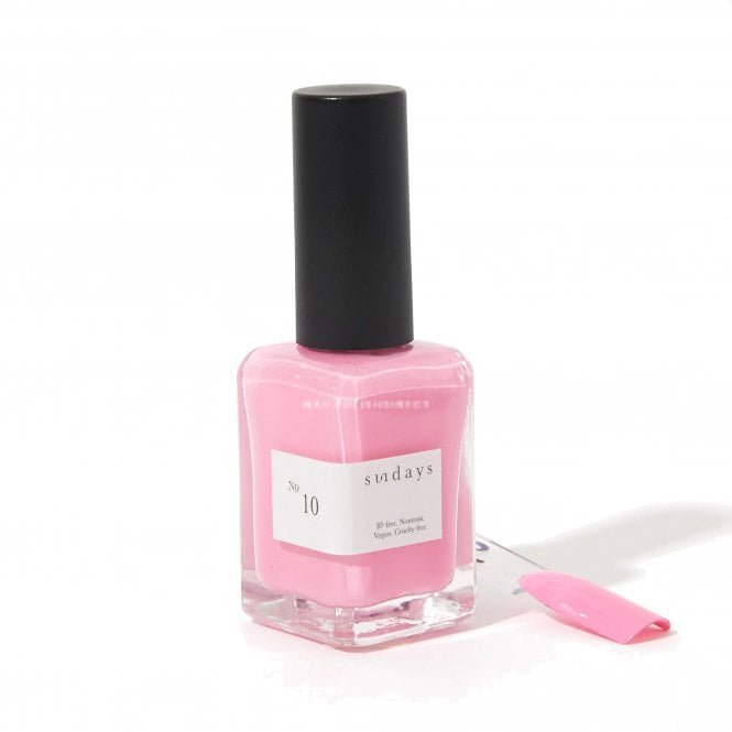 Dear Sundays Non Toxic 10 Free Nail Polish Bubblegum Pink 14ml - No.10