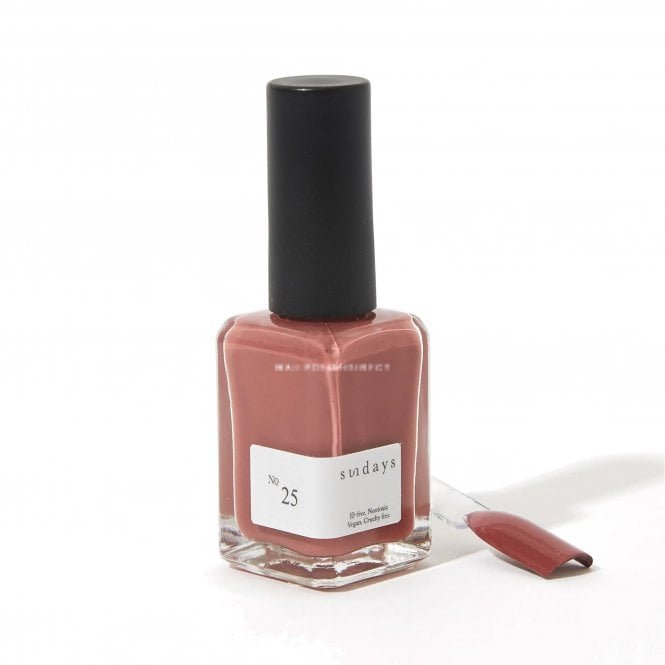 Dear Sundays Non Toxic 10 Free Nail Polish Clay Red 14ml - No.25