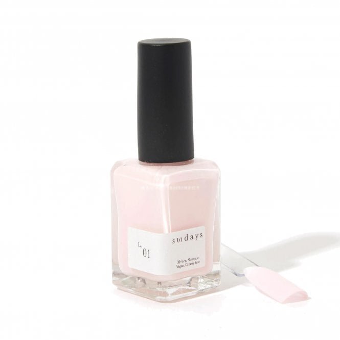 Dear Sundays Non Toxic 10 Free Nail Polish Pastel Pink 14ml - No.L01
