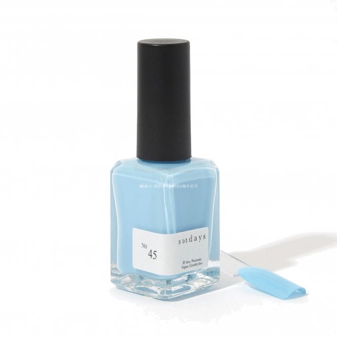 Dear Sundays Non Toxic 10 Free Nail Polish Sky Blue 14ml - No.45
