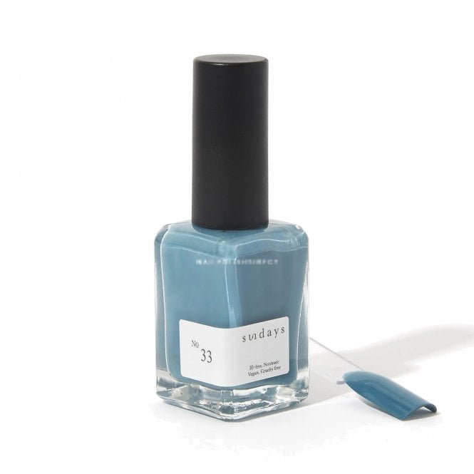 Dear Sundays Non Toxic 10 Free Nail Polish Teal Blue 14ml - No.33