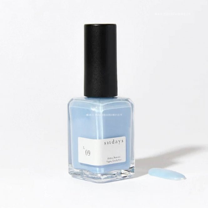 Dear Sundays Pearl Perfection Non Toxic 10 Free Nail Polish Ocean Blue 14ml - L.09
