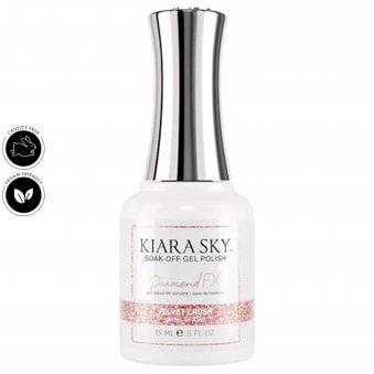 Diamond Fx Reflective Glitter Gel Nail Polish - Velvet Crush 15ml (GFX126)