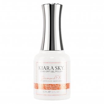 DiamondFX Soak Off Gel Nail Polish - Tiger Lilly 15ml (GFX123)