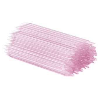 Disposable Plastic Double Sided Nail Cuticle Pusher Sticks - 100pcs