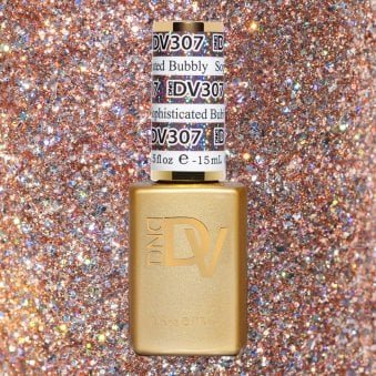 Diva Holographic Raise Your Glass Gel Polish Collection - 307 - Sophisticated Bubbly 15ml