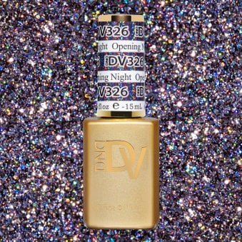 Diva Holographic Raise Your Glass Gel Polish Collection - 326 - Opening Night 15ml