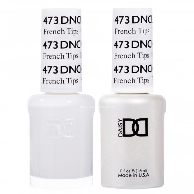 DND Daisy Duo Gel & Nail Polish Set - French Tips 473 - 2 x 15ml