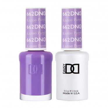 Daisy Duo Gel & Nail Polish Set - Kazoo Purple 662 - 2x15ml