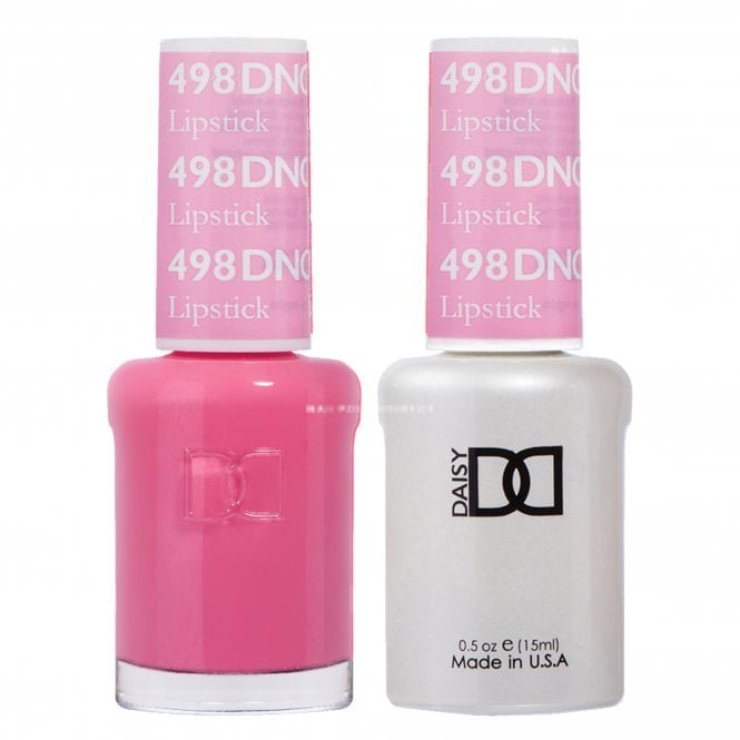DND Daisy Duo Gel & Nail Polish Set - Lipstick 498 - 2x15ml