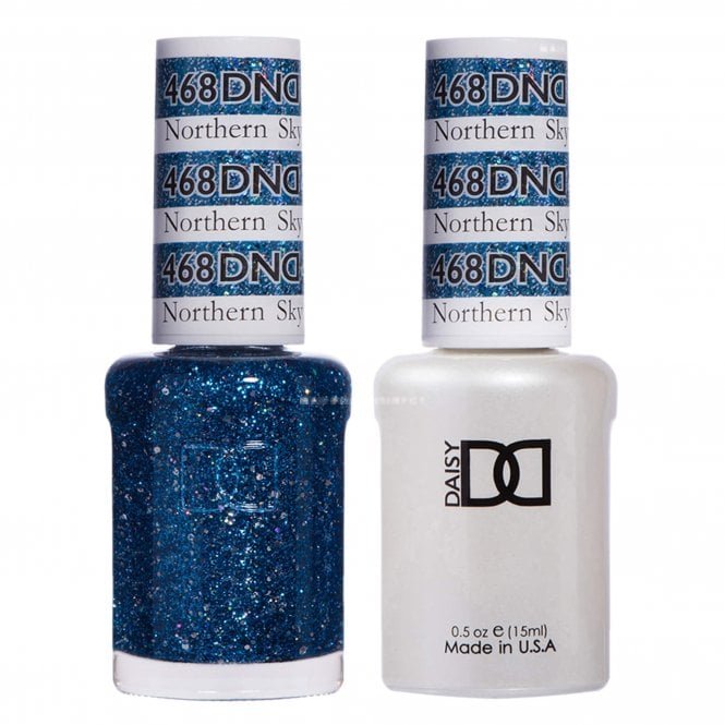 DND Daisy Duo Gel & Nail Polish Set - Northern Sky 468 - 2x15ml