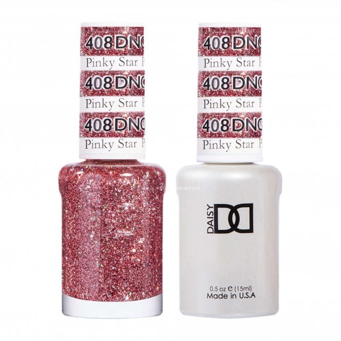 DND Daisy Duo Gel & Nail Polish Set - Pinky Star 408 - 2x15ml