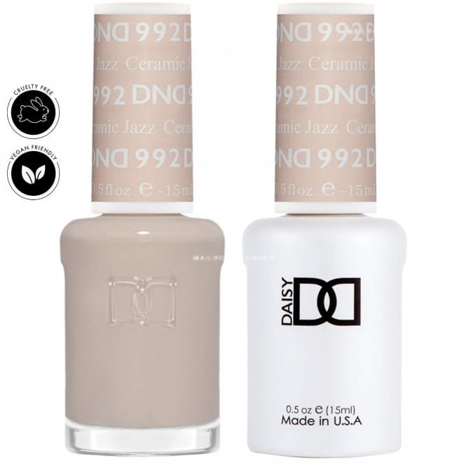 DND Daisy Duo Gel & Nail Polish Set - Retro Earth Scape Collection - Ceramic Jazz 992 - 2 x 15ml
