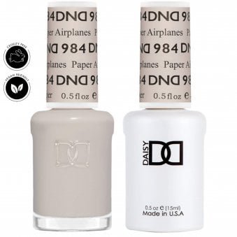 Daisy Duo Gel & Nail Polish Set - Retro Earth Scape Collection - Paper Airplanes 984 - 2 x 15ml