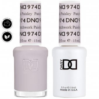 Daisy Duo Gel & Nail Polish Set - Retro Earth Scape Collection - Patchwork Paisley 974 - 2 x 15ml