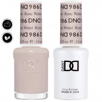Daisy Duo Gel & Nail Polish Set - Retro Earth Scape Collection - Rose Water 986 - 2 x 15ml