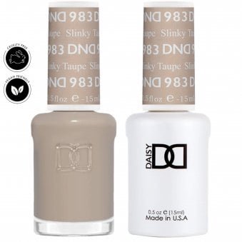 Daisy Duo Gel & Nail Polish Set - Retro Earth Scape Collection - Slinky Taupe 983 - 2 x 15ml