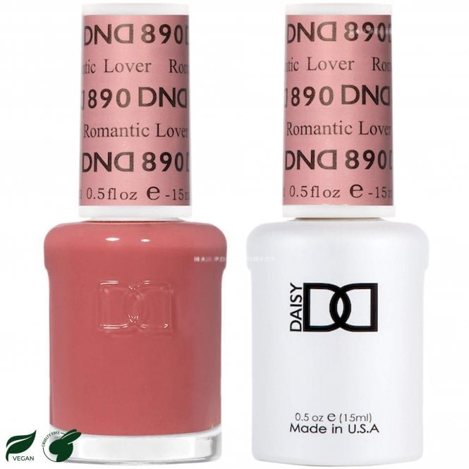 DND Daisy Duo Gel & Nail Polish Set - Sheer Collection - Romantic Lover 890 - 2 x 15ml