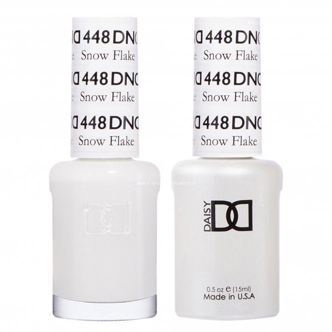 DND Daisy Duo Gel & Nail Polish Set - Snow Flake 448 - 2 x 15ml