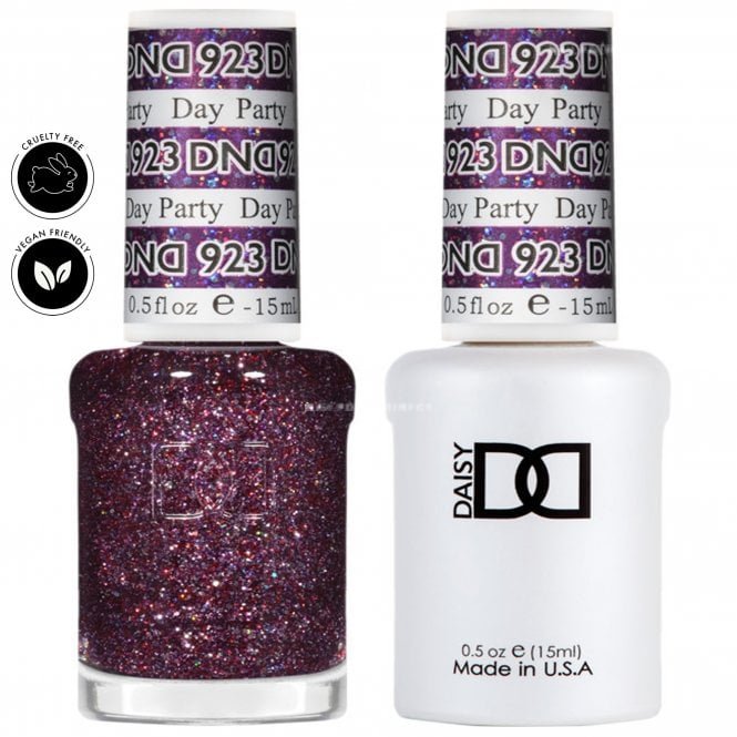 DND Daisy Duo Gel & Nail Polish Set - Super Glitter Collection - Day Party 923 - 2 x 15ml