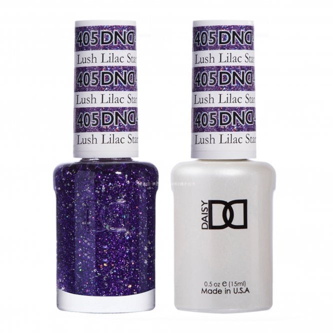 DND Daisy Gel & Nail Polish Duo - Lush Lilac Star 405 - 2 x 15ml