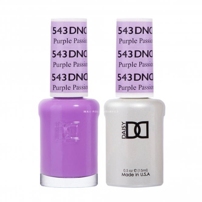 DND Daisy Gel & Nail Polish Duo - Purple Passion 543 - 2 x 15ml
