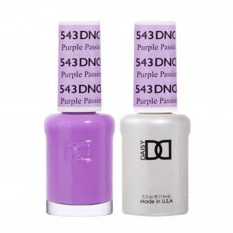 Daisy Gel & Nail Polish Duo - Purple Passion 543 - 2 x 15ml