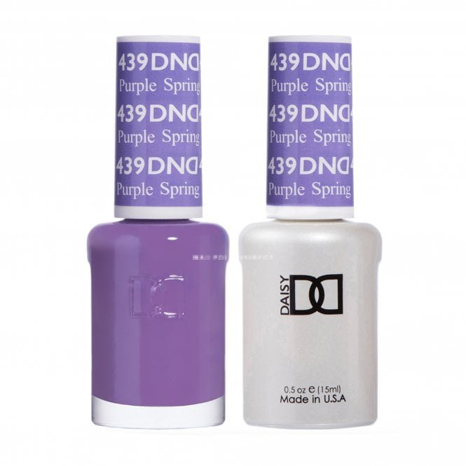 DND Daisy Gel & Nail Polish Duo - Purple Spring 439 - 2 x 15ml